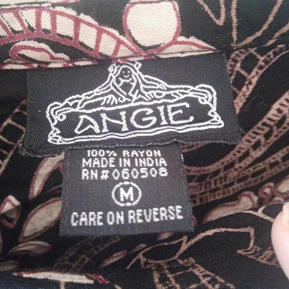 Angie Women's Boho Style Lace Up Detail Romper Size Medium - Picture 4 of 4